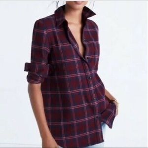 Madewell Flannel Classic Ex-Boyfriend Shirt